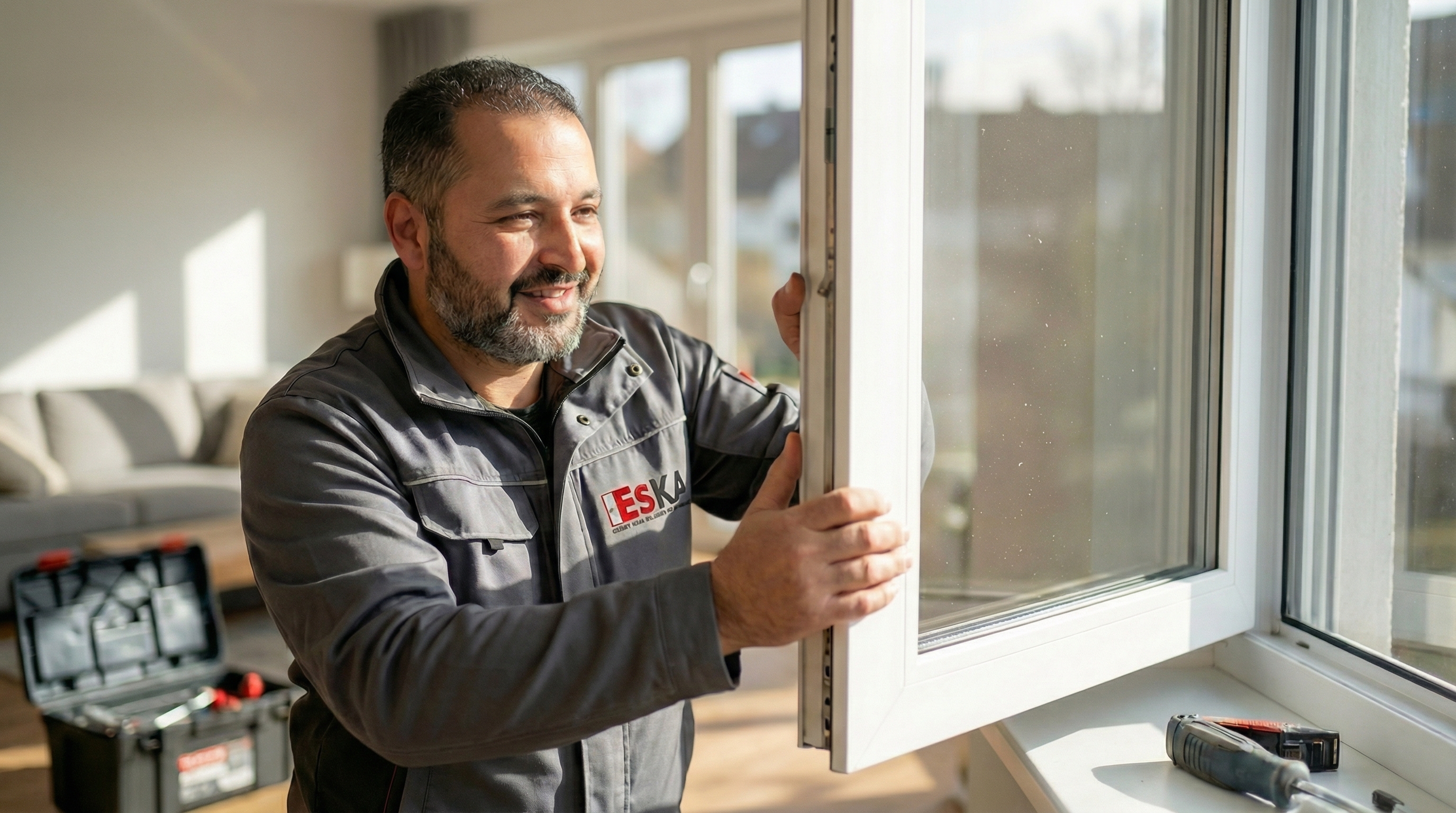Enes Kabakci bei der Arbeit - EsKa Handwerk